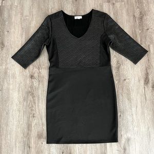 Covet Black Mini Dress